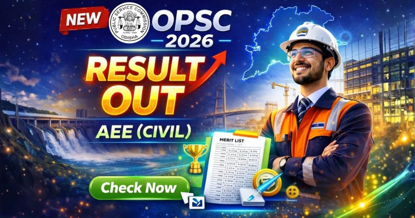 OPSC AEE Result 2026 OUT Scorecard, Merit List & Cut Off Download