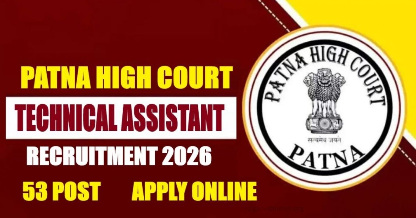 Patna High Court Technical Assistant Recruitment 2026 Apply Online Now