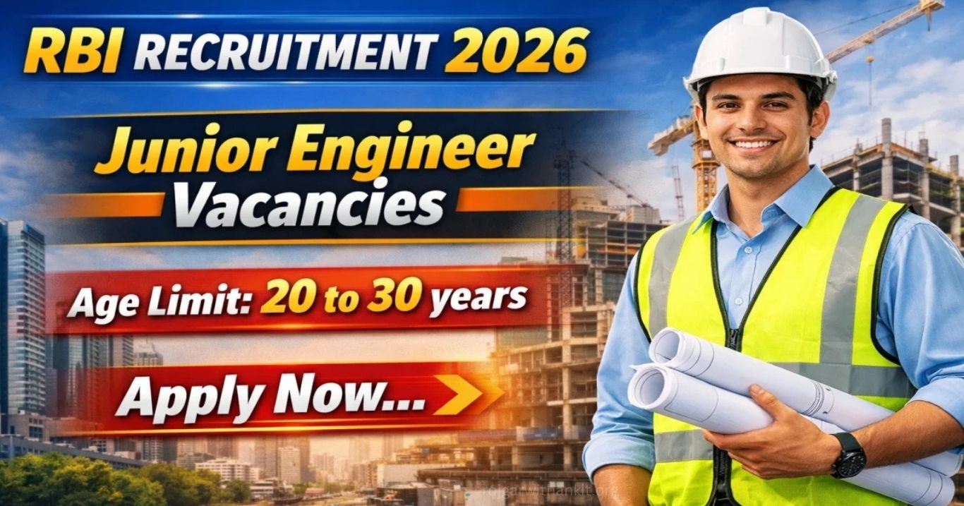 RBI JE Recruitment 2026 Apply Online for Junior Engineer Vacancy