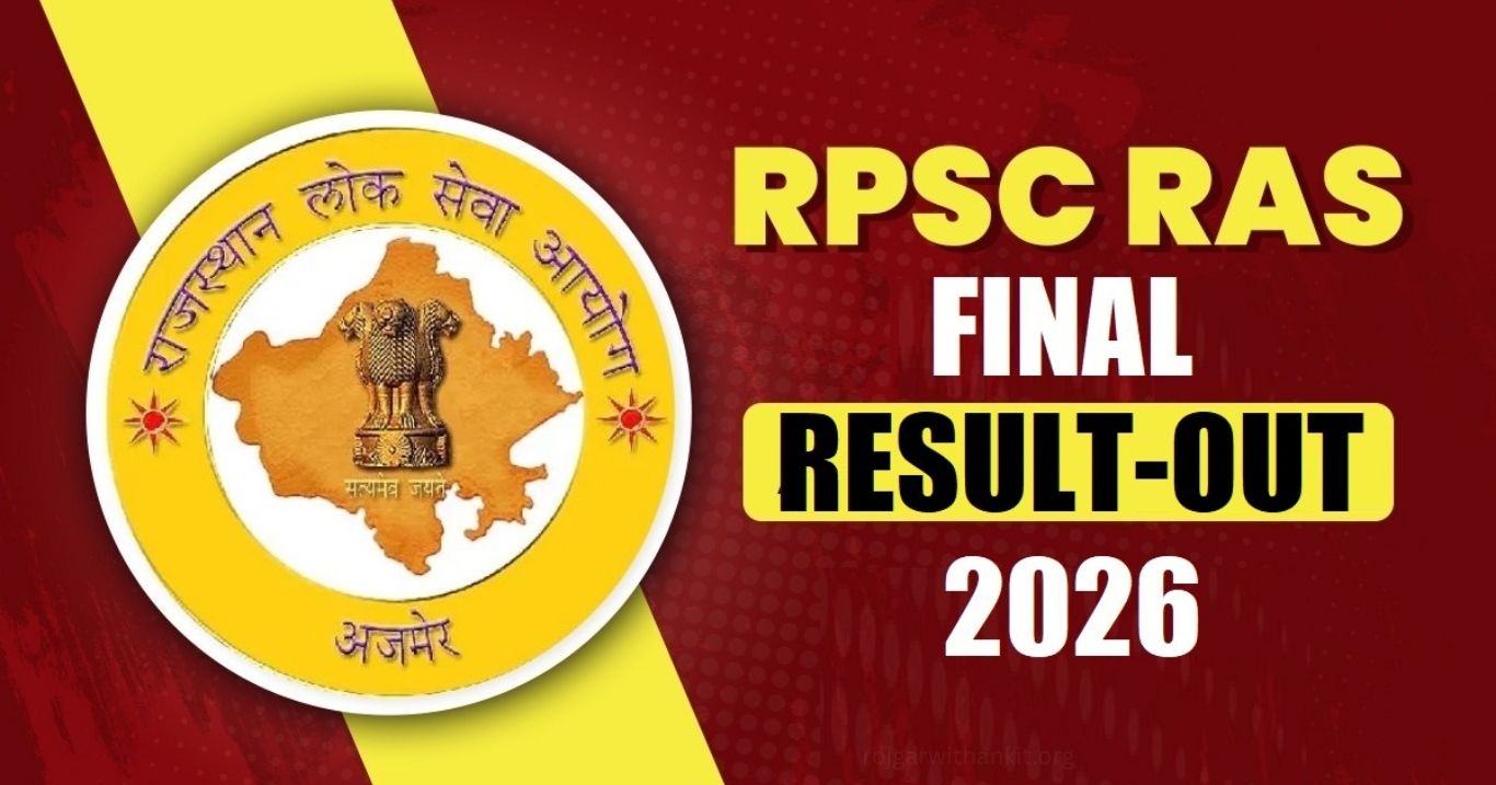 RPSC RAS/RTS 2024 Final Result 2026 Out for 1096 Posts
