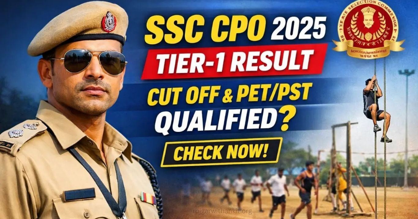 SSC CPO 2025 Result Out for Tier-1 Check Your Scorecard Now
