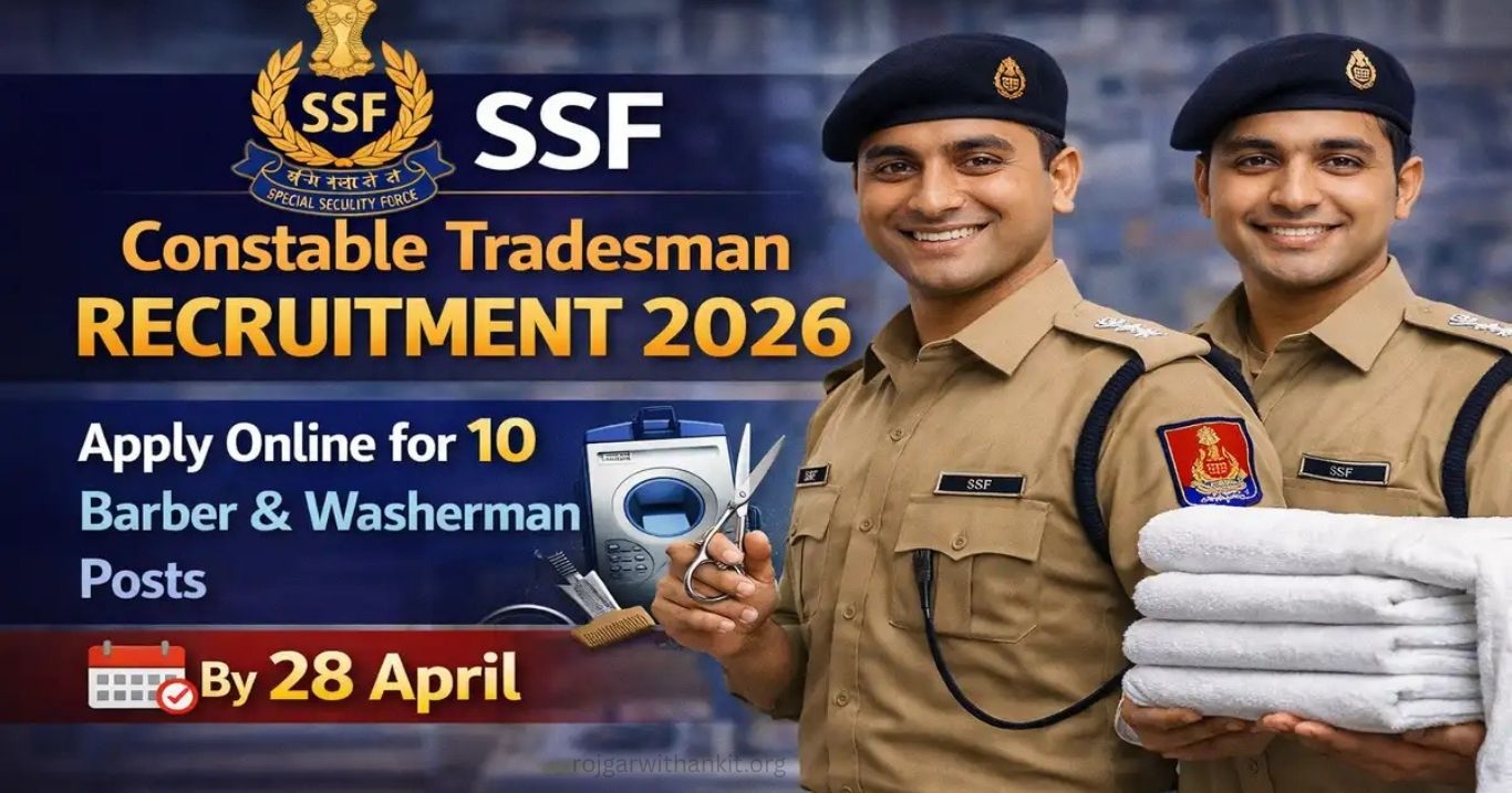 SSF Constable Recruitment 2026 Full Guide, Eligibility, Dates & Apply Now