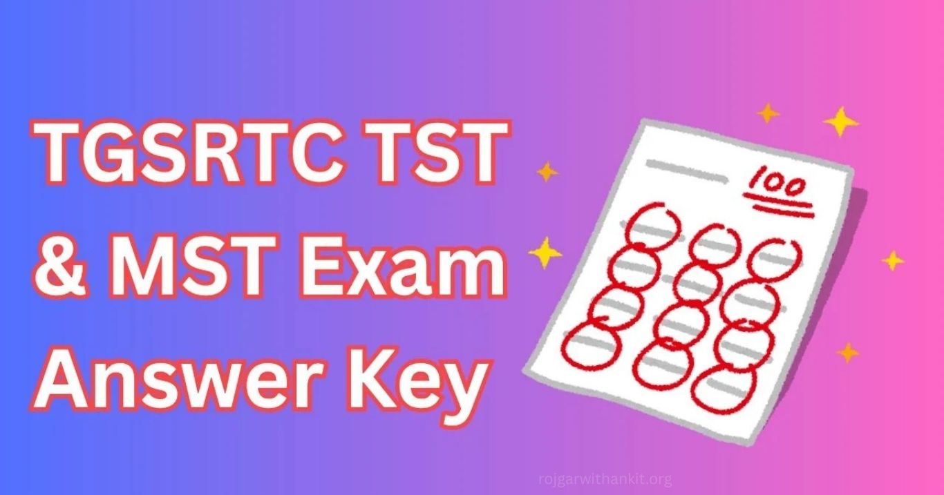 TSLPRB TGSRTC TSTMST Answer Key 2026 Download PDF & Objections