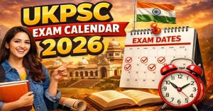 UKPSC Exam Calendar 2026 Out Now View Official Exam Schedule