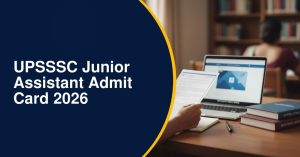UPSSSC JE Admit Card 2026 Released Download Hall Ticket Online