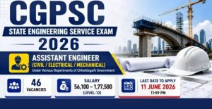 CGPSC AE Notification 2026 Out for 46 Posts Apply Online Now