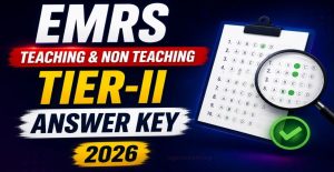 EMRS Tier 2 Answer Key 2026 Out Download Response Sheet & Guide