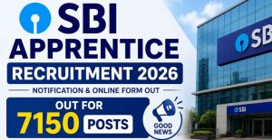 SBI Apprentice Recruitment 2026 7150 Posts Online Form Complete Details