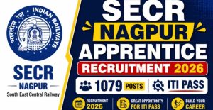 SECR Nagpur Apprentice Recruitment 2026 1079 Posts Online Form