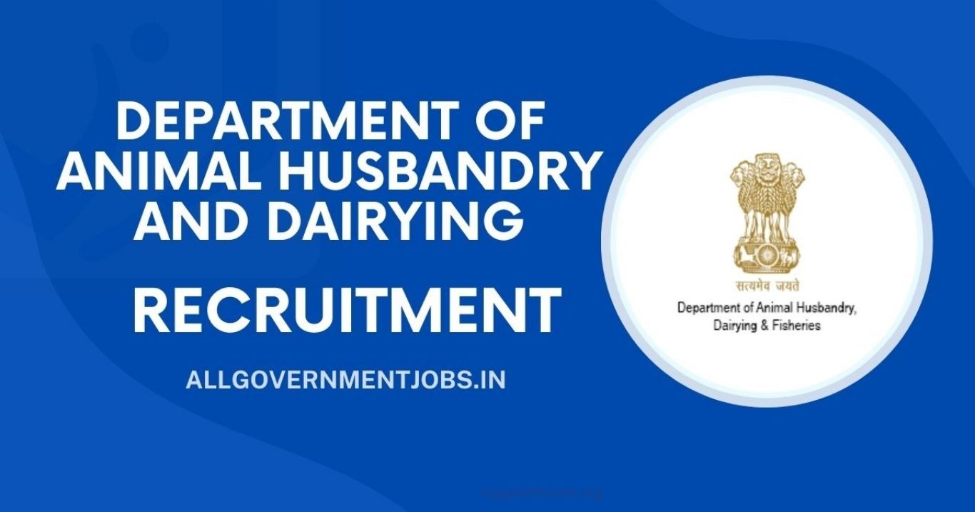 UP Govt Jobs 2026: Thousands of Vacancies in Animal Husbandry Department