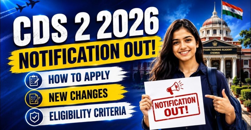 UPSC CDS II 2026 Notification Out Apply Now Eligibility, Exam & Full ...