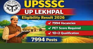 UPSSSC Lekhpal 2026: Exam Date, Fee Payment & 7994 Posts Update