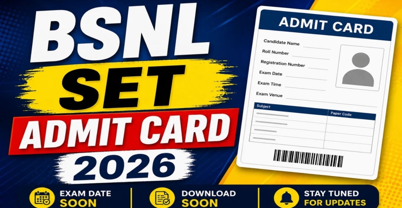 BSNL SET Admit Card 2026 Out – Download Hall Ticket