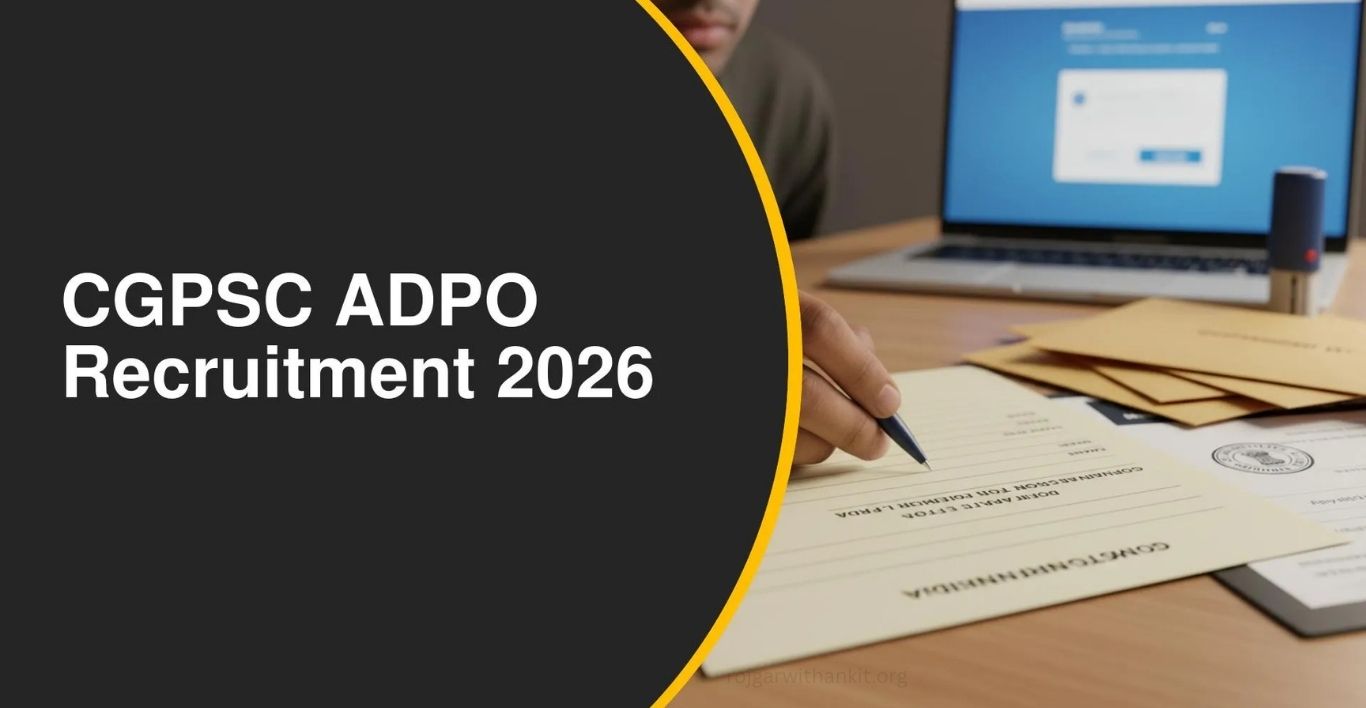 CGPSC ADPPO Recruitment 2026 15 Posts Apply Online