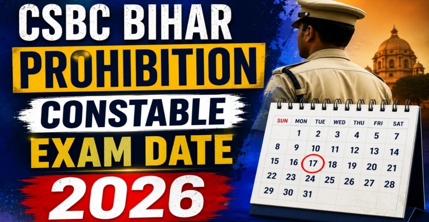 CSBC Bihar Constable 2025 Exam City & Admit Card 2026 (4210 Posts)