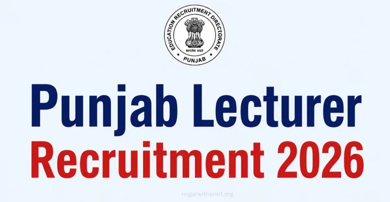 ERD Punjab Lecturer Recruitment 2026 Apply Online for 1,013 Posts