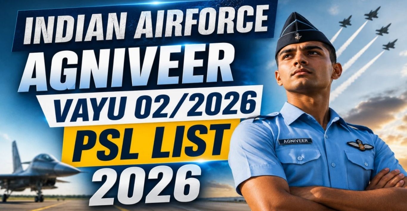 IAF Agniveervayu Non-Combatant Result 2026 OUT Scorecard, Merit List & Details