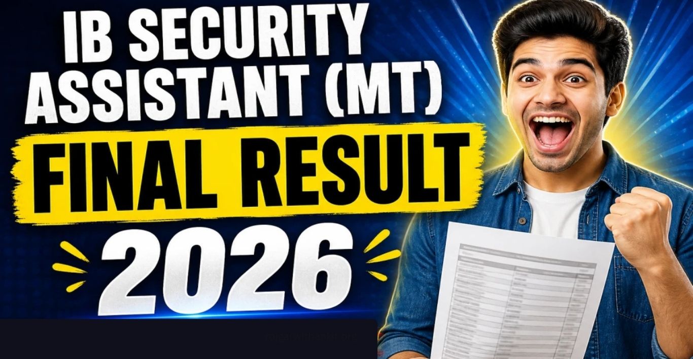 IB JIO/Tech Final Result 2026 Selection List PDF Out
