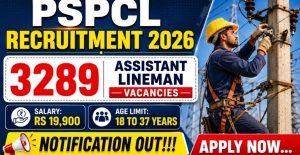 PSPCL ALM Recruitment 2026 3289 NAC Posts
