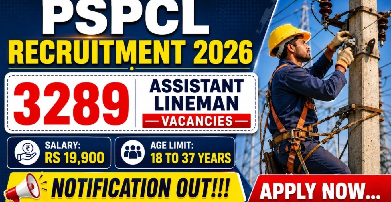 PSPCL ALM Recruitment 2026 3289 NAC Posts