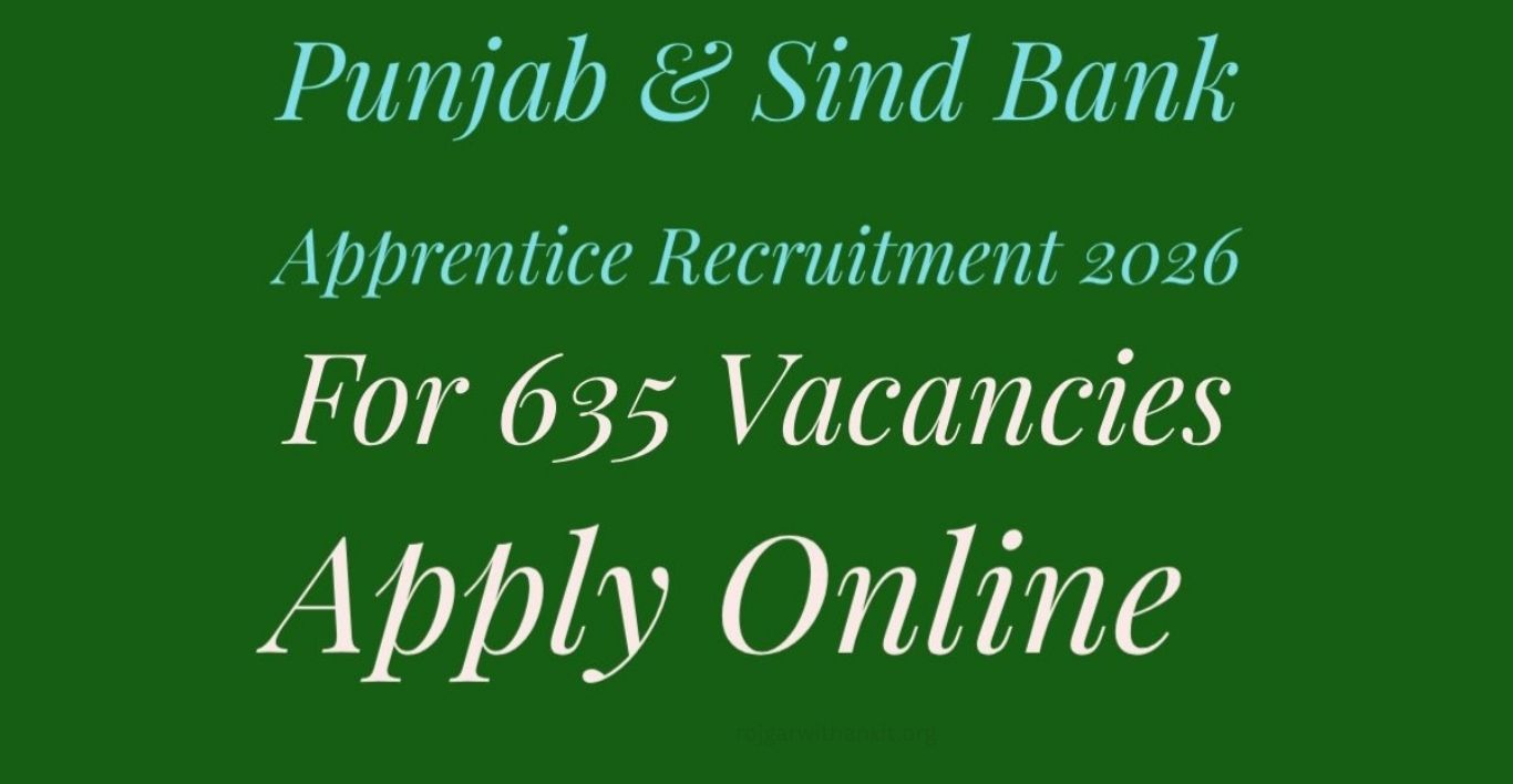 Punjab & Sind Bank Apprentice 2026 Apply Online Guide