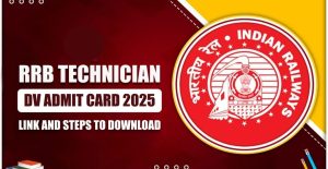 RRB Technician CEN 022025 DV Call Letter 2026 Download Now
