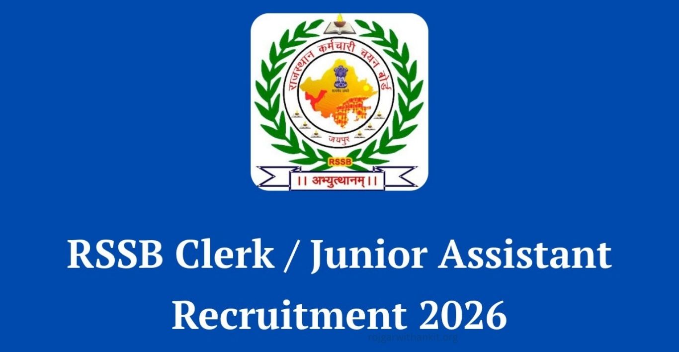 Rajasthan RSSB Clerk Grade-II Junior Assistant Exam 2026 (10644 Posts)