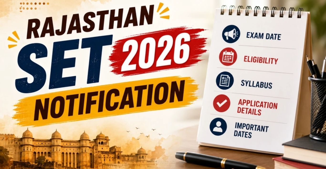 Rajasthan State Eligibility Test (SET) 2026 – Online Form