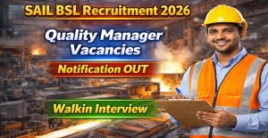 SAIL BSL Young Professional Recruitment 2026 Eligibility, Selection & Salary Details