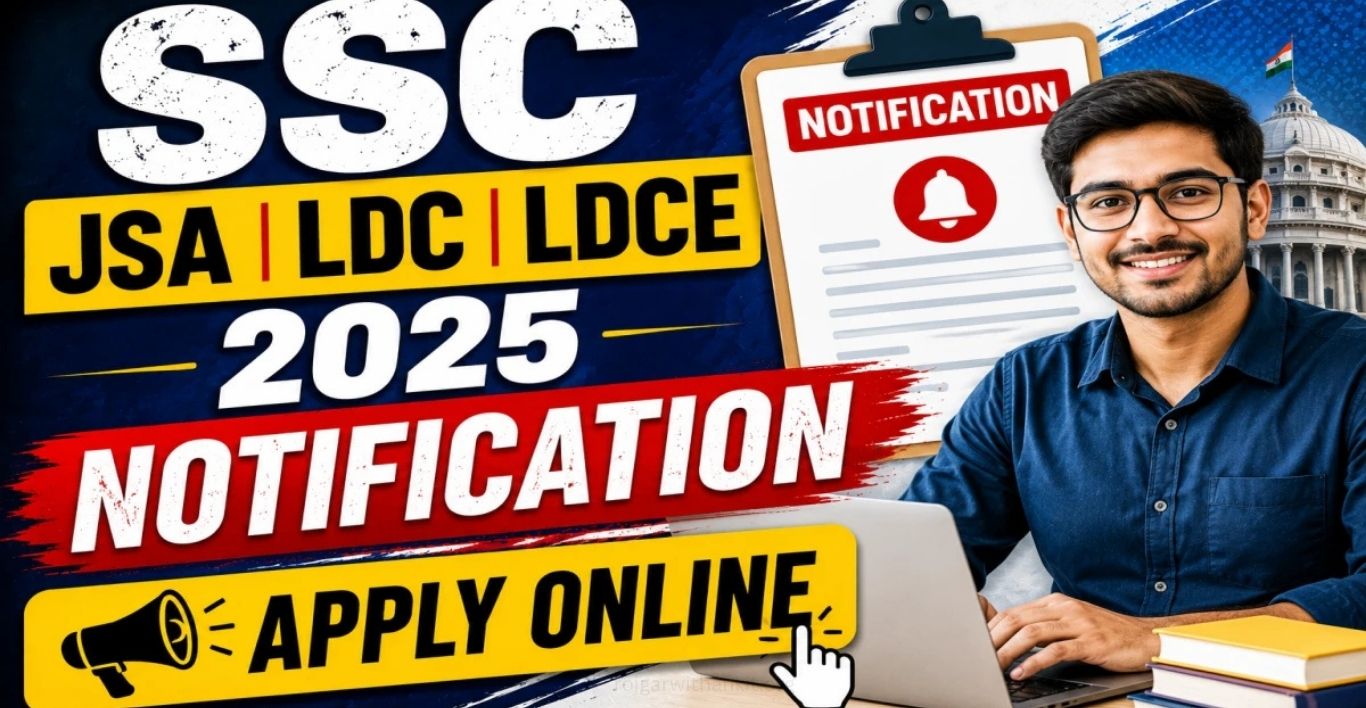SSC JSALDC LDCE 2026 Notification OUT 149 Posts, Apply Online