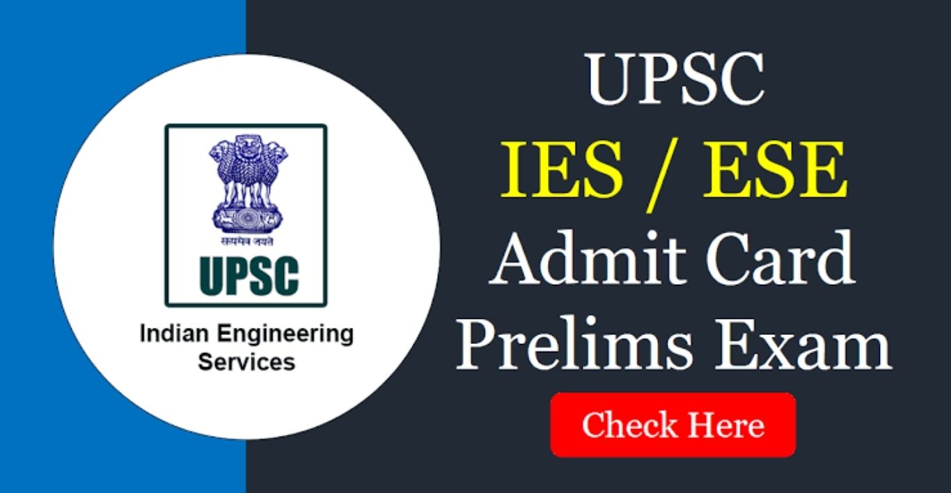 UPSC IES ISS Admit Card Released 2026