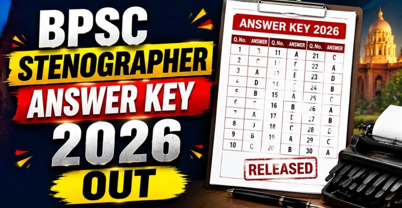 BPSC Stenographer Answer Key 2026 Calculate Your Score