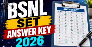 BSNL Senior Executive Trainee Answer Key 2026 Released Download Now