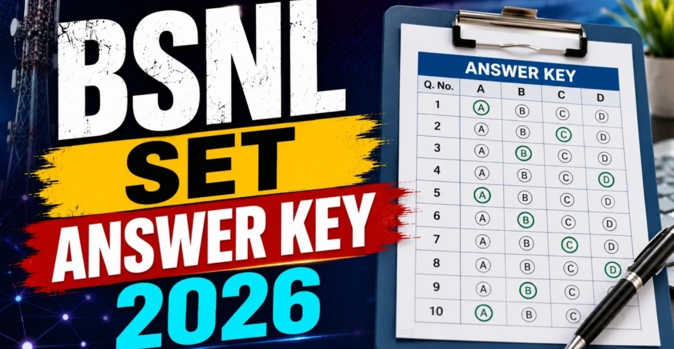 BSNL Senior Executive Trainee Answer Key 2026 Released Download Now