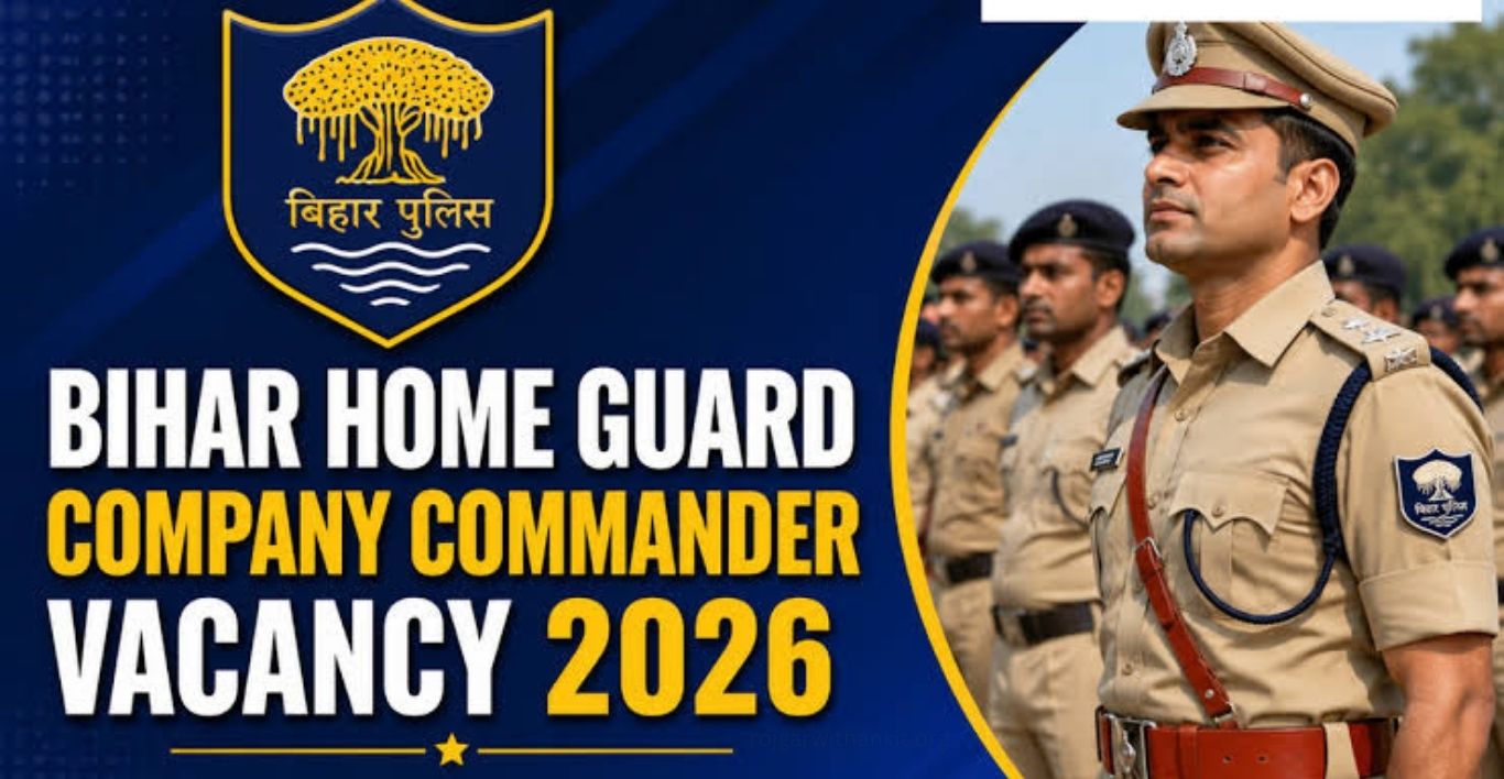 Bihar Home Guard Company Commander 2026 Form Out 65 Vacancies