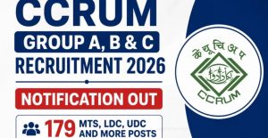 CCRUM Recruitment 2026 Apply Online for 179 Posts