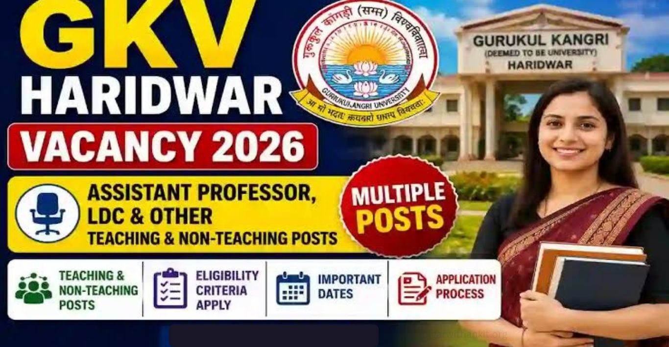 GKV Haridwar Recruitment 2026 Eligibility, Vacancy & Apply Process