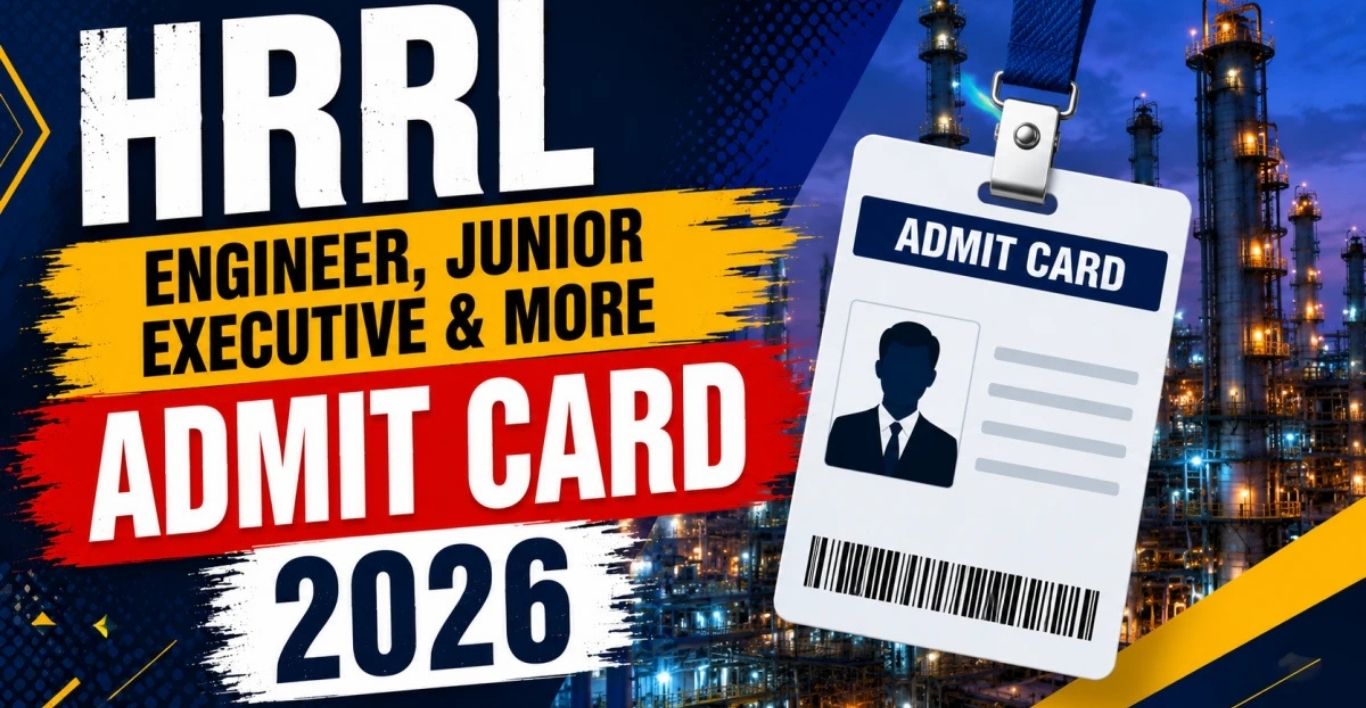 HRRL Admit Card 2026 Download Hall Ticket Online