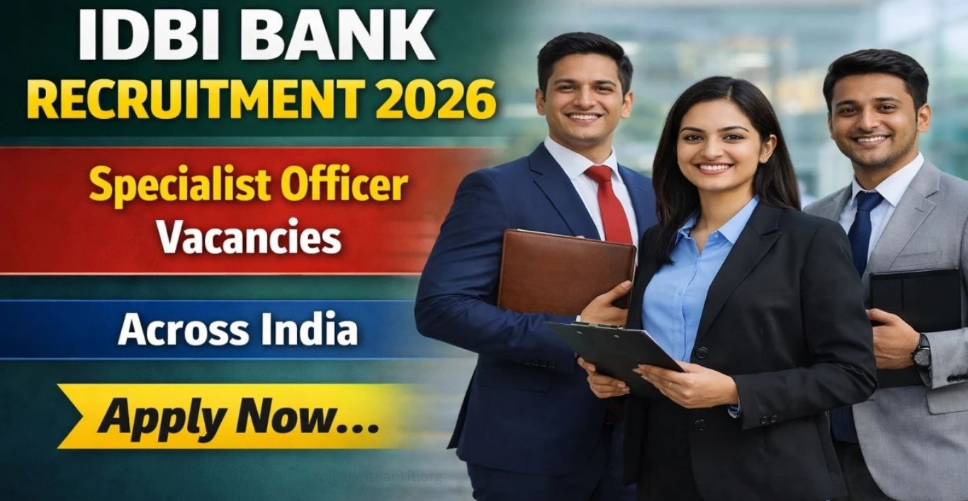 IDBI Bank SO Recruitment 2026 Apply Online for 31 Posts