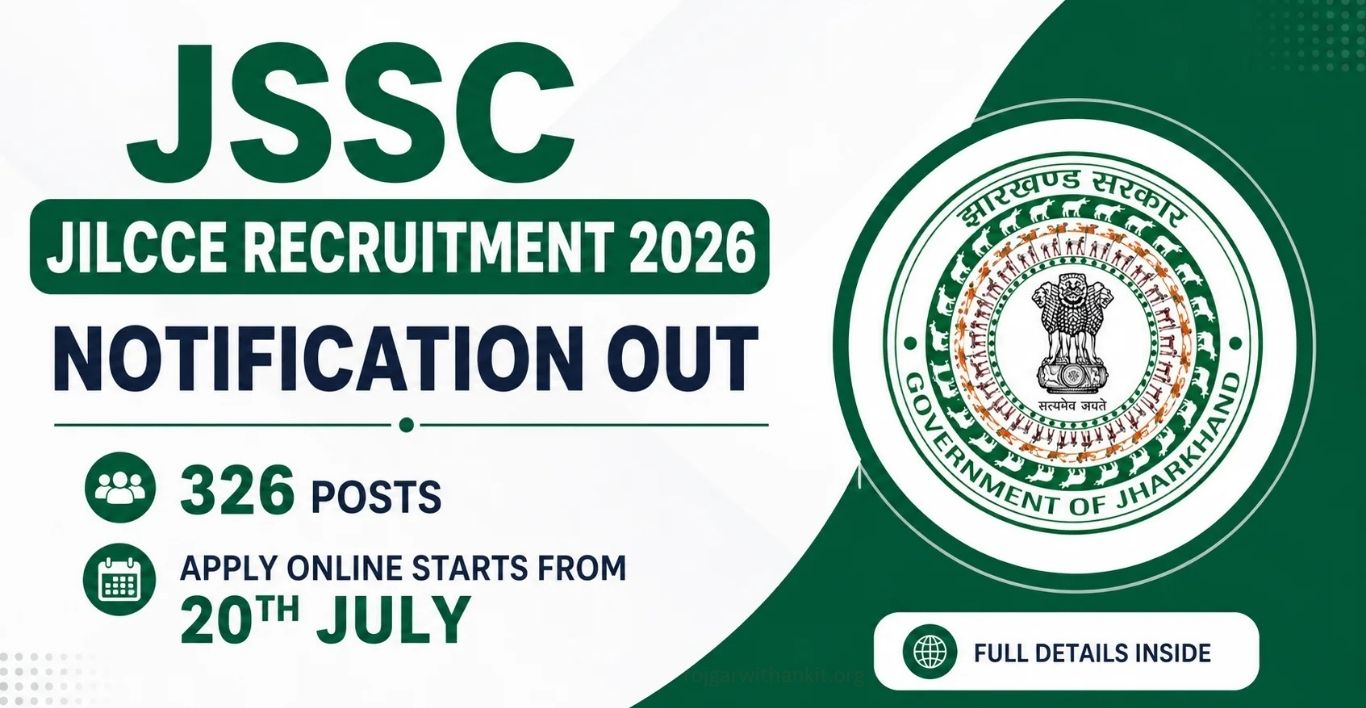 JSSC 10+2 Inter Level JILCCE Recruitment 2026 Apply Online