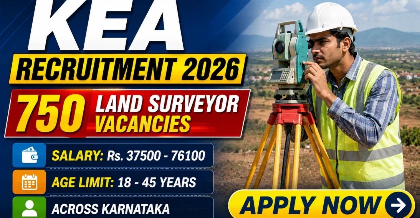 KEA Surveyor Recruitment 2026 Apply Online for 750 Bhoomapaka Posts