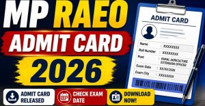 MP RAEO Admit Card 2026 Download
