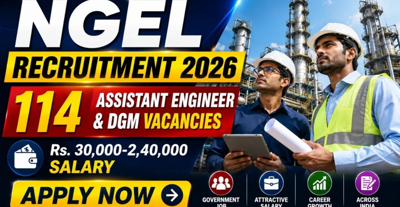 NGEL Recruitment 2026 Apply Online for 114 Posts