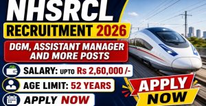 NHSRCL Technician Recruitment 2026 Notification Out Apply Online for 237 Posts