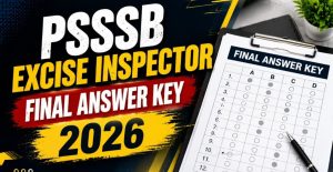 PSSSB Veterinary Inspector Answer Key 2026 PDF Download & Objection Details