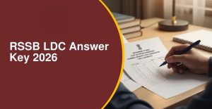 RSSB Clerk Answer Key 2026 Released Download PDF
