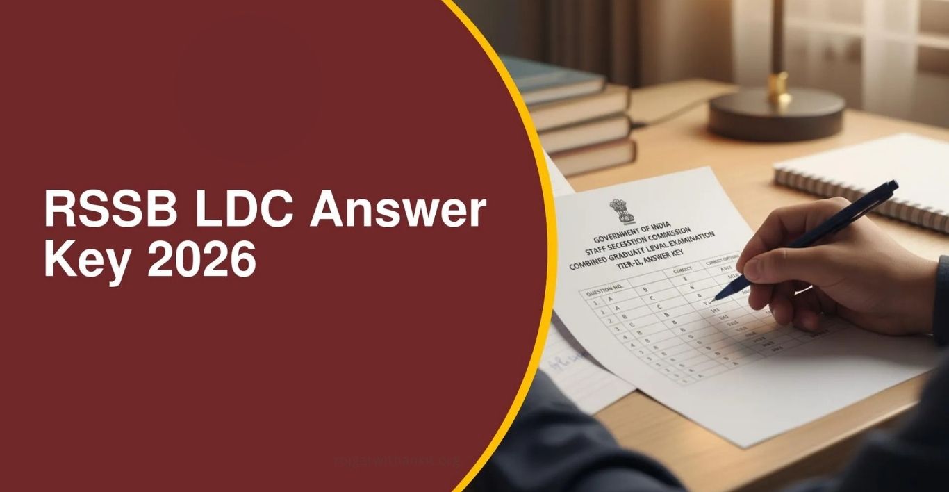 RSSB Clerk Answer Key 2026 Released Download PDF