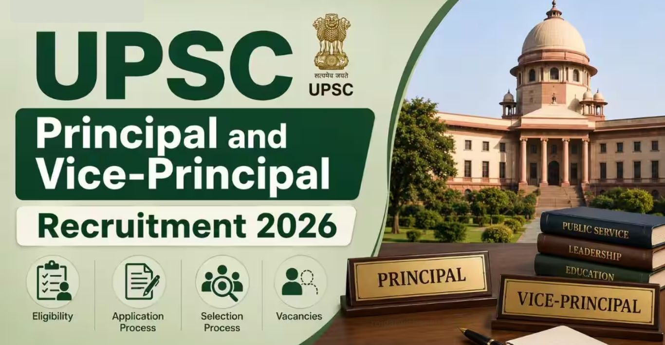 UPSC Principal & Vice Principal Vacancy 2026 Complete Details