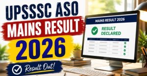 UPSSSC ASO Mains 2026 Online Fee Payment for 929 Posts