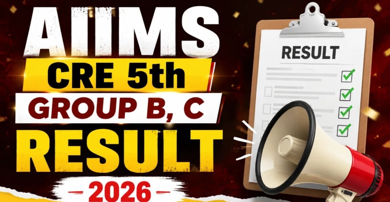 AIIMS CRE-5 Group B, C Result 2026 Out for 1484 Posts
